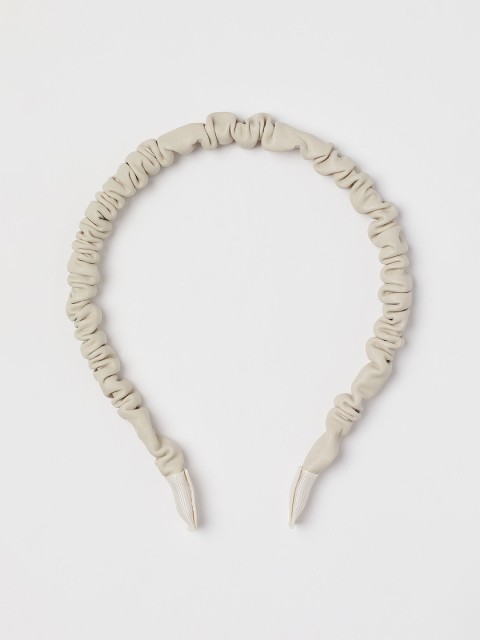 

H&M Women Beige Gathered Alice Band