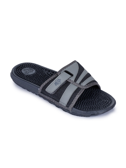 

Liberty Men Grey & Navy Blue Rubber Sliders