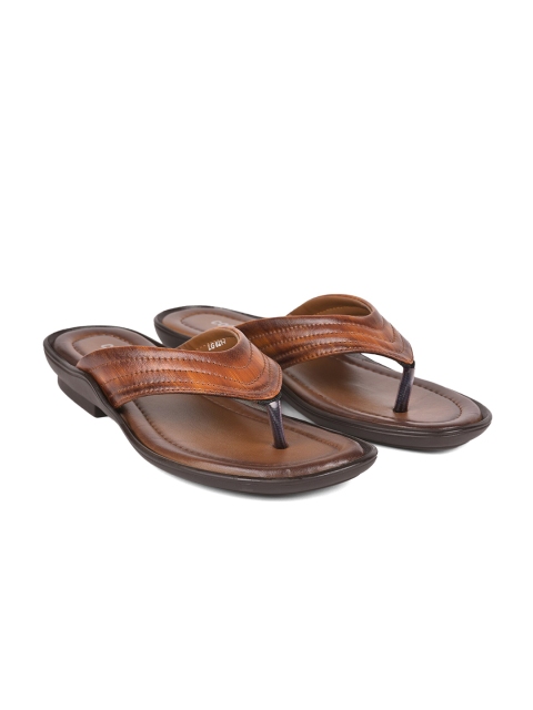 

Liberty Men Brown Rubber Thong Flip-Flops