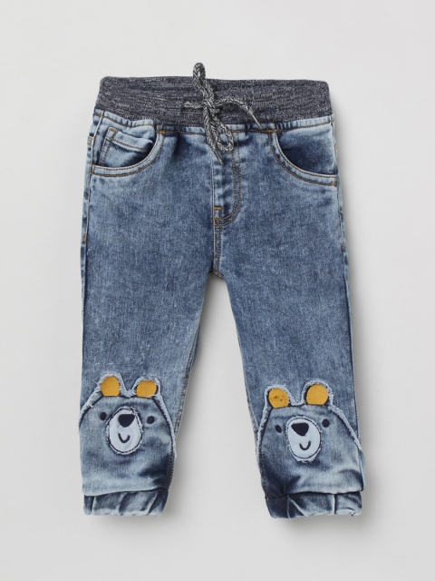 

max Boys Blue Heavy Fade Jeans