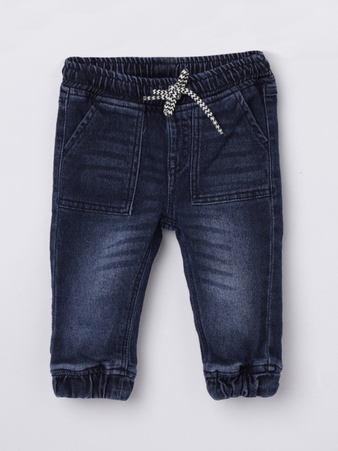 

max Boys Blue Mid-Rise Heavy Fade Jeans