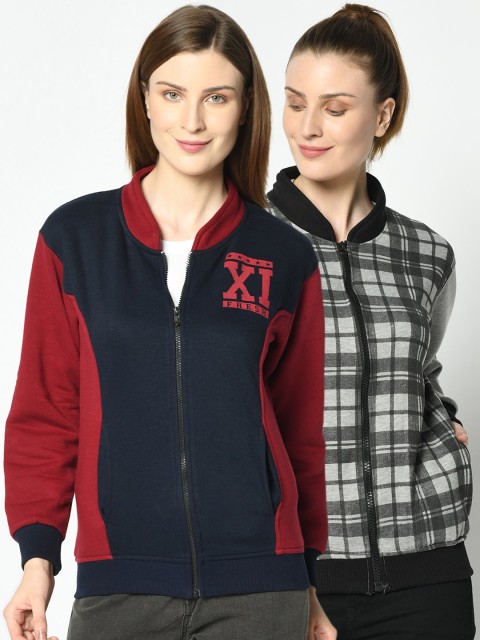 

VIMAL JONNEY Women Navy Blue Sweatshirt