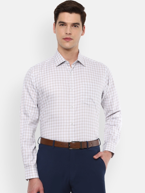

Van Heusen Men Blue Checked Casual Shirt