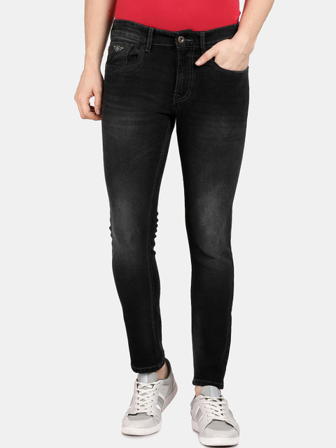 

Llak Jeans Men Black Skinny Fit Heavy Fade Stretchable Jeans