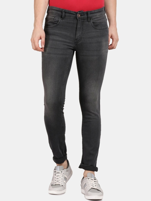 

Llak Jeans Men Charcoal Skinny Fit Light Fade Stretchable Jeans