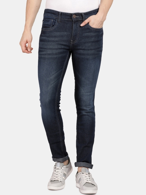 

Llak Jeans Men Blue Mid-Rise Skinny Fit Light Fade Jeans