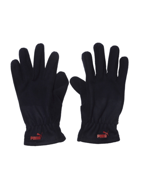 

Puma Unisex Navy Blue Fleece Gloves
