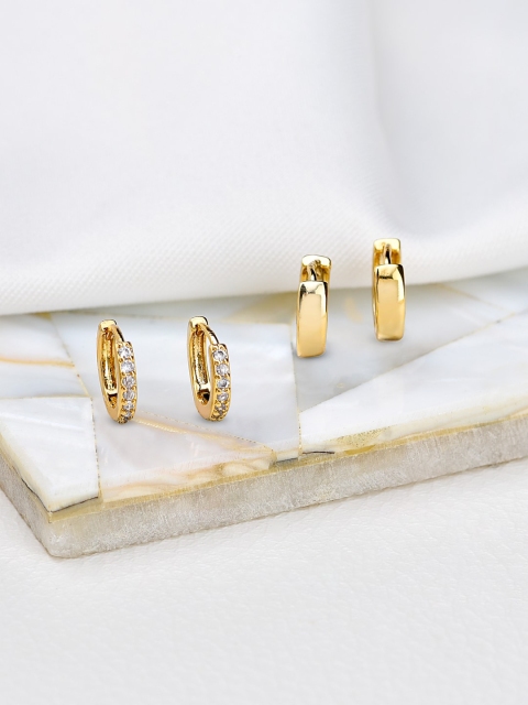 

Accessorize Women Pack of 2 Gold-Toned Hoop Earrings