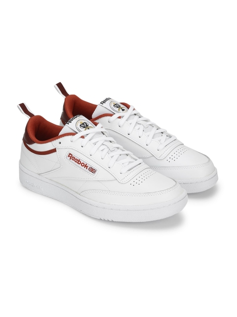 

Reebok Classic Men White Leather Sneakers