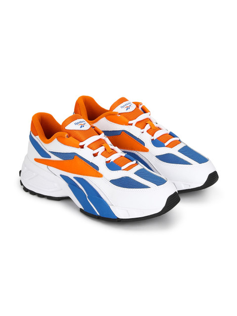 

Reebok Classic Unisex White Colourblocked PU Sneakers