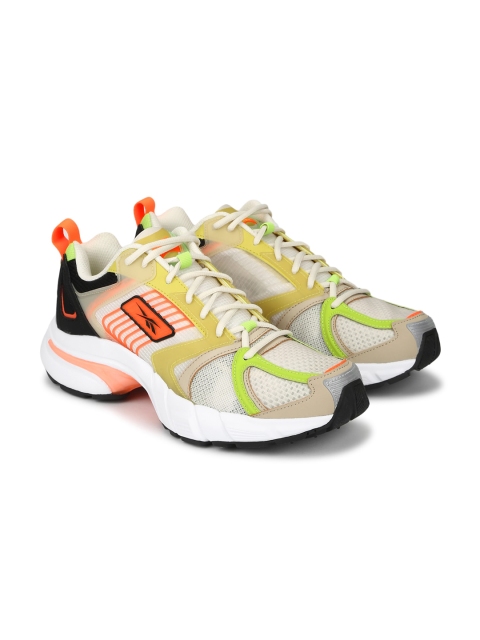 

Reebok Classic Unisex Beige Colourblocked Woven Design Sneakers