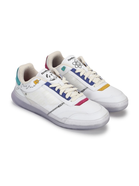 

Reebok Classic Unisex White CLUB C LEGACY Colourblocked Sneakers