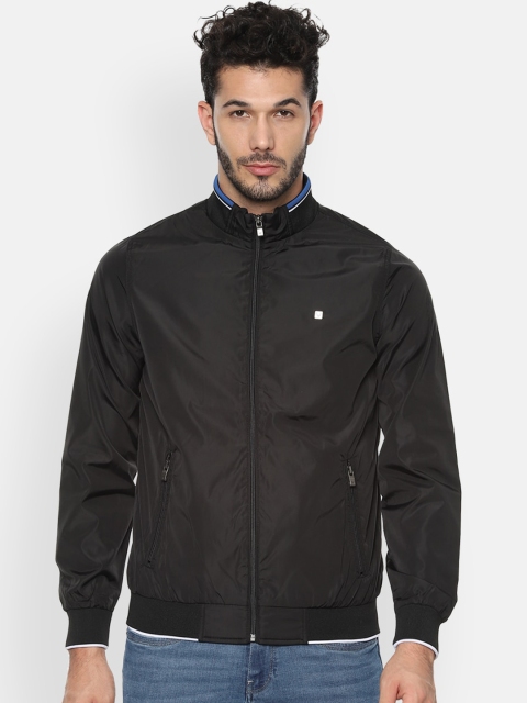 

Allen Solly Men Black Bomber Jacket