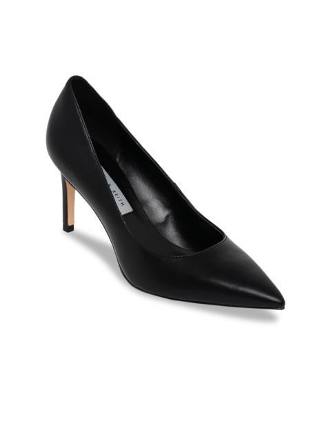 

CHARLES & KEITH Women Black Pumps