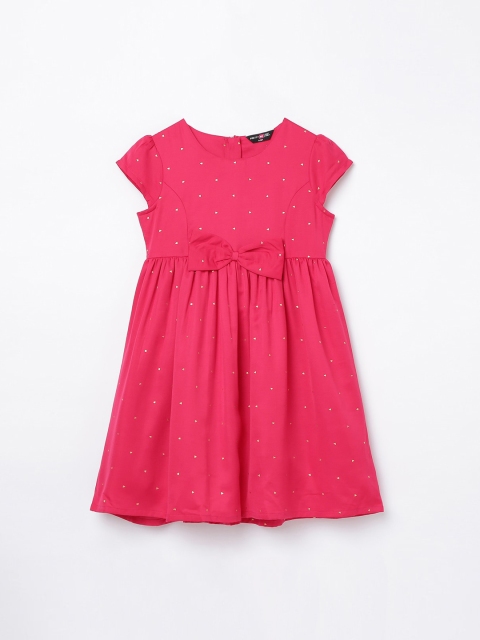 

Pretty Me by Fame Forever Pink Printed Fit & Flare Dress
