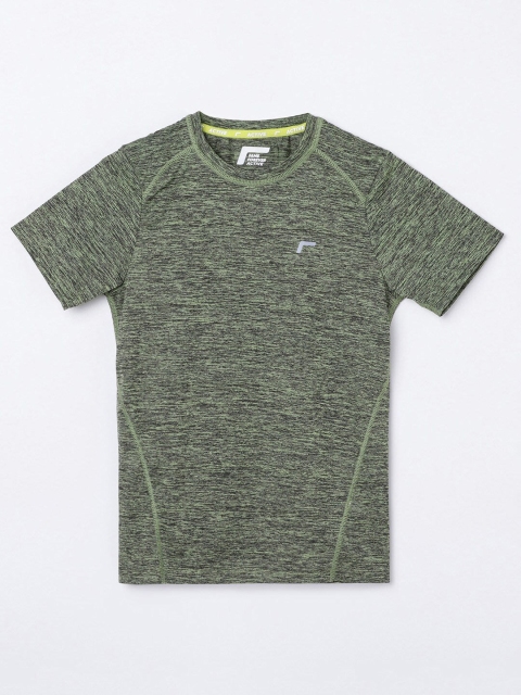 

Fame Forever Active Boys Lime Green V-Neck T-shirt