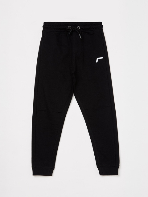 

Fame Forever Active Boys Black Solid Cotton Joggers