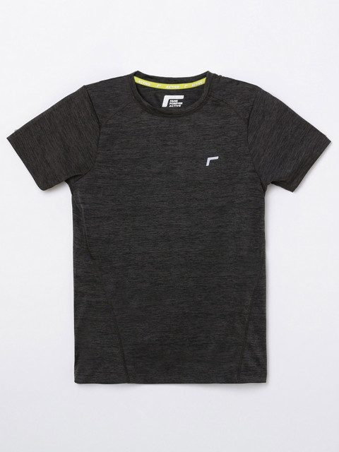 

Fame Forever Active Boys Charcoal Casual T-shirt