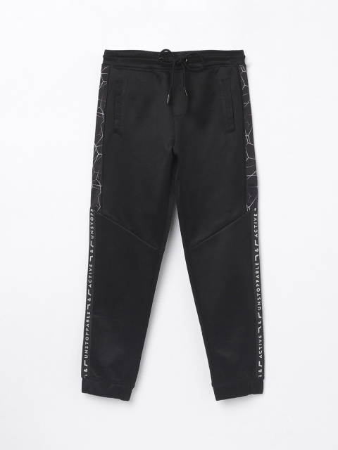 

Fame Forever Active Boys Black & White Track Pants