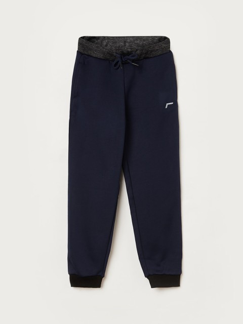 

Fame Forever Active Girls Navy Blue Solid Joggers