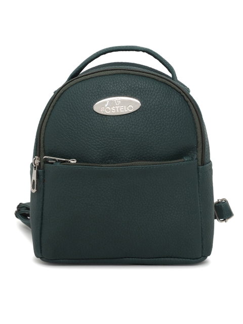 

Fostelo Women Green Solid Backpack