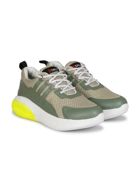 

Denill Women Green Mesh Running Shoes