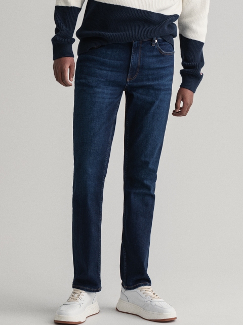 

GANT Men Blue Slim Fit Washed Jeans