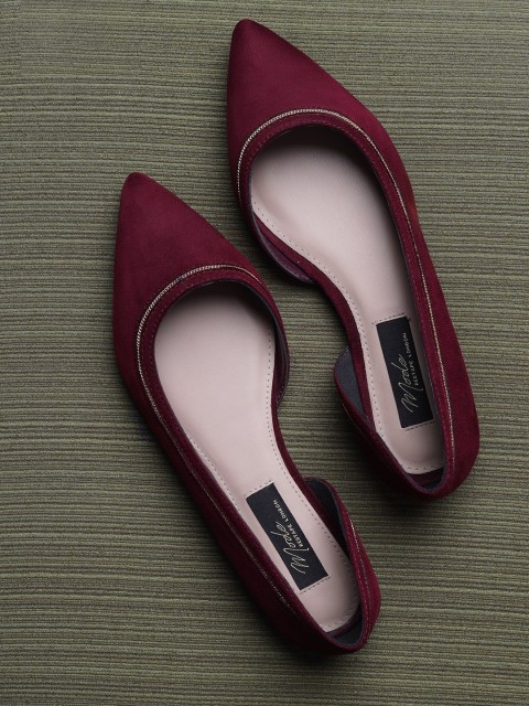 

Mode by Red Tape Women Burgundy Ballerinas Flats