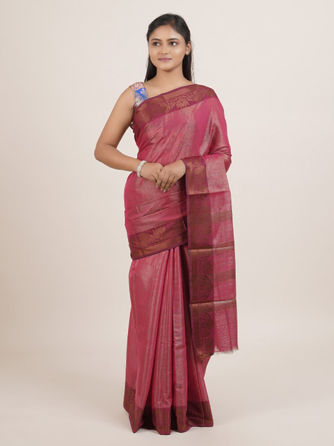 

Pothys Pink Tissue Saree