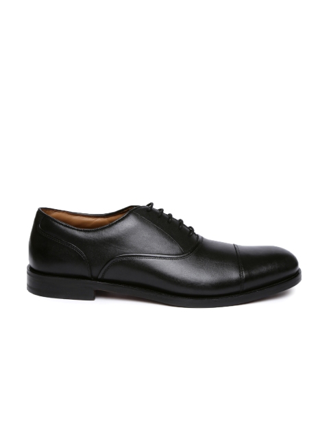 

Clarks Men Black Coling Boss Leather Oxford Shoes