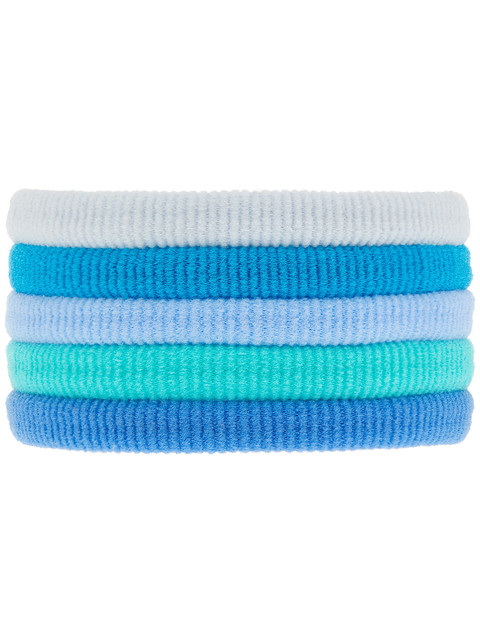 

Accessorize Women Blue & Grey Set of 5 Ponytail Holders