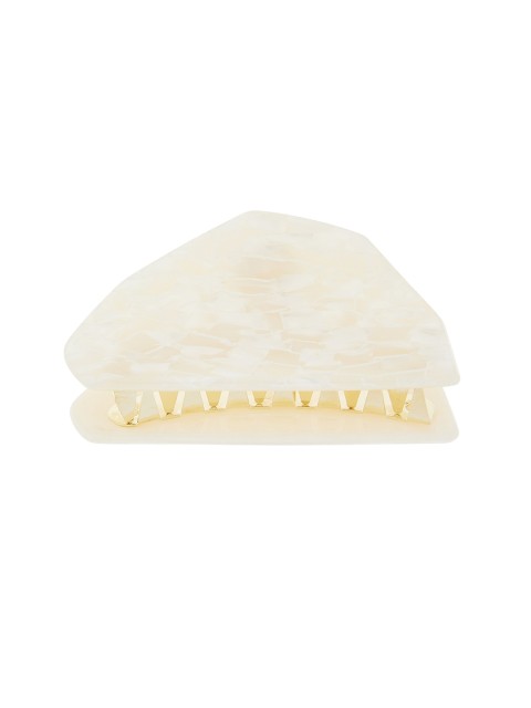 

Accessorize Women Off White Claw Clip