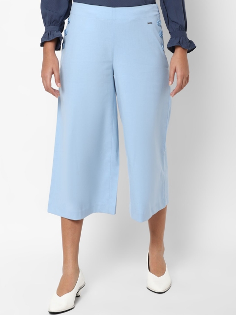 

Allen Solly Woman Women Turquoise Blue Culottes Trousers