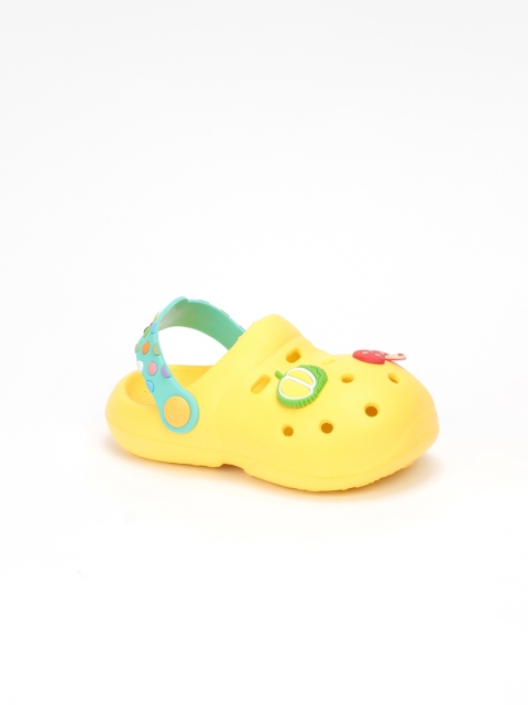 

Lil Lollipop Unisex Kids Yellow & Green Clogs Sandals