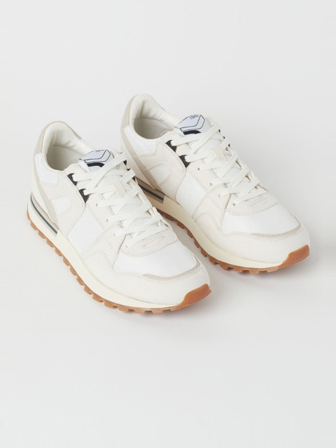 

H&M Men Beige Solid Trainers
