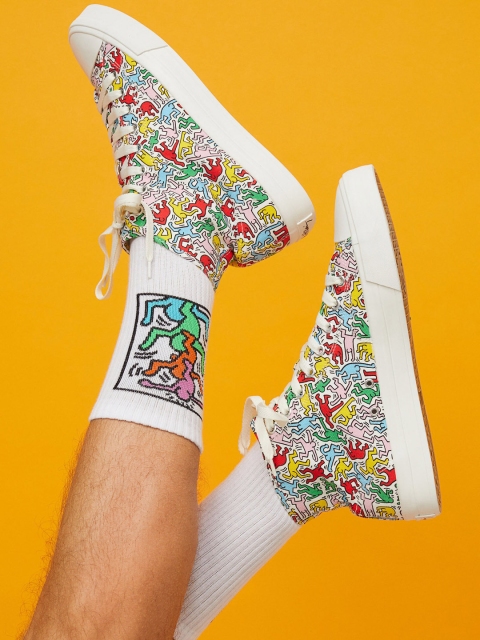 

H&M Mens Mutlicolored Hi-top trainers, Multi