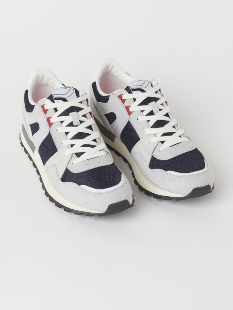 

H&M Mens Grey & Blue Trainers
