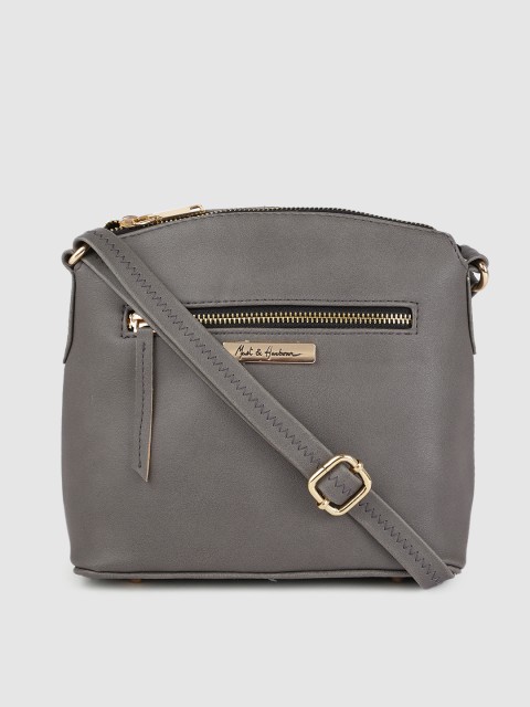 

Mast & Harbour Grey Solid Sling Bag
