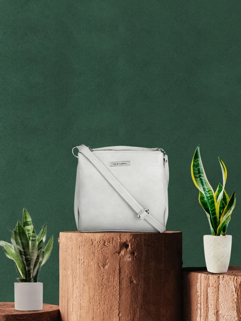 

Mast & Harbour Grey Structured Sling Bag