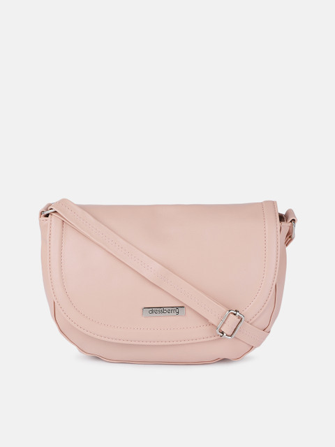 

DressBerry Pink Solid Sling Bag