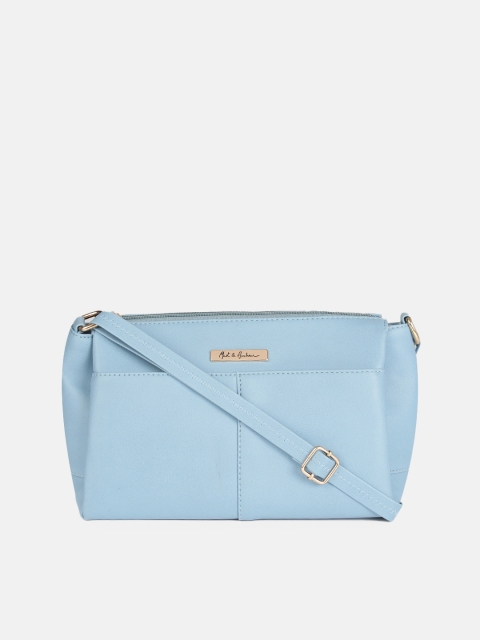 

Mast & Harbour Blue Structured Sling Bag