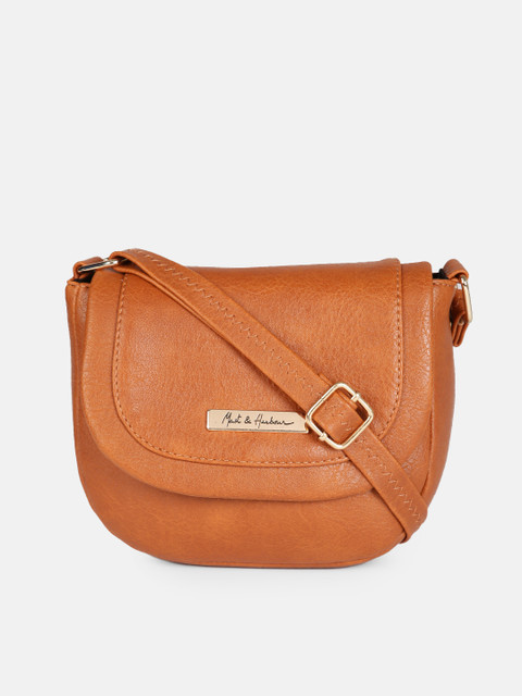 

Mast & Harbour Brown Half Moon Sling Bag