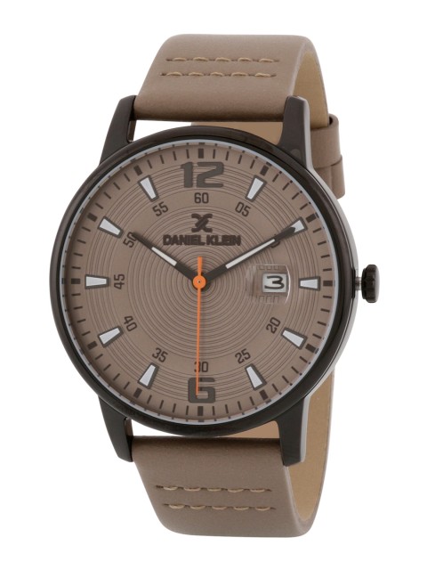 

Daniel Klein Men Brown Dial & Brown Leather Straps Analogue Watch