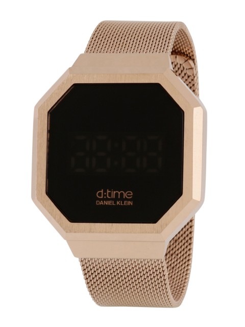 

Daniel Klein Men Black Dial & Bracelet Style Straps Digital Watch DK.1.12890-3