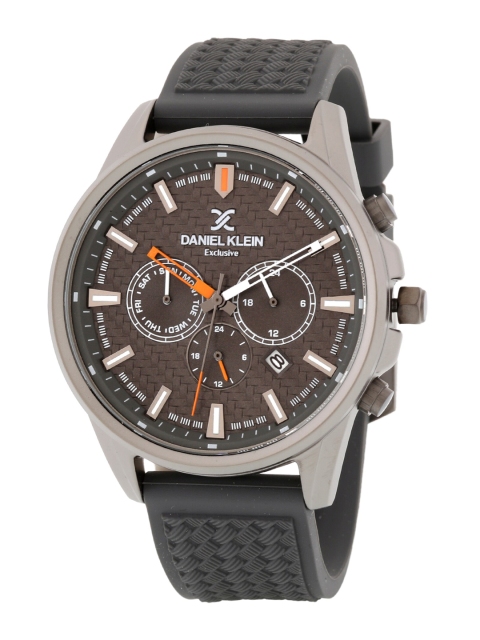 

Daniel Klein Men Grey Dial & Grey Straps Analogue Watch DK.1.12807-6