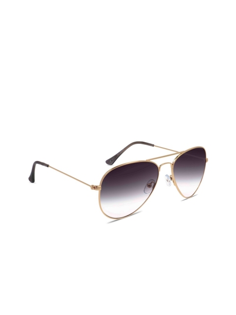 

OPIUM Unisex Grey Lens & Gold-Toned Aviator Sunglass with UV Protected Lens OP-1200-C77