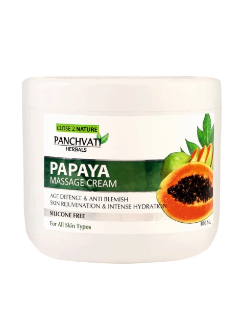 

PANCHVATI HERBALS Papaya Massage Cream, White