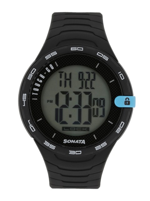 

Sonata Men Ocean Series Black Digital Watch 77041PP03J