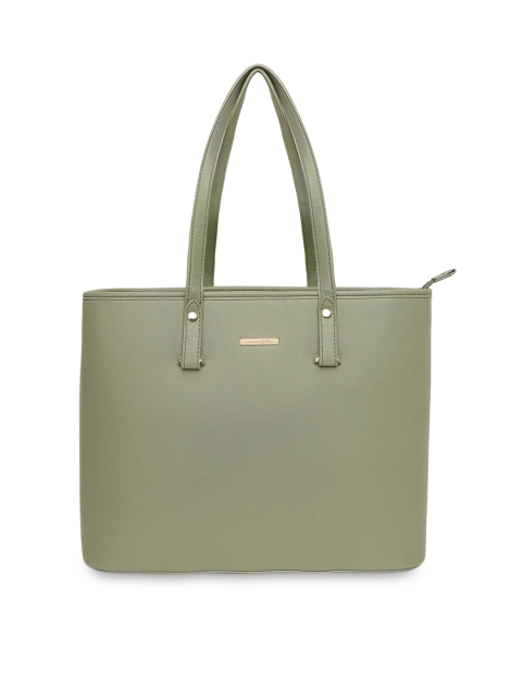 

Forever Glam by Pantaloons Olive Green Structured Shoulder Bag