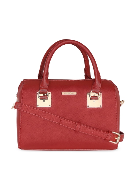 

Forever Glam by Pantaloons Red & Gold-Toned Structured Handheld Bag